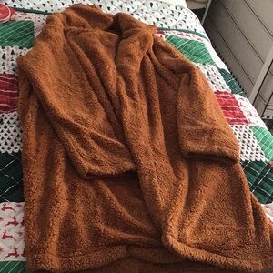 Cozy Brown Sherpa Jacket